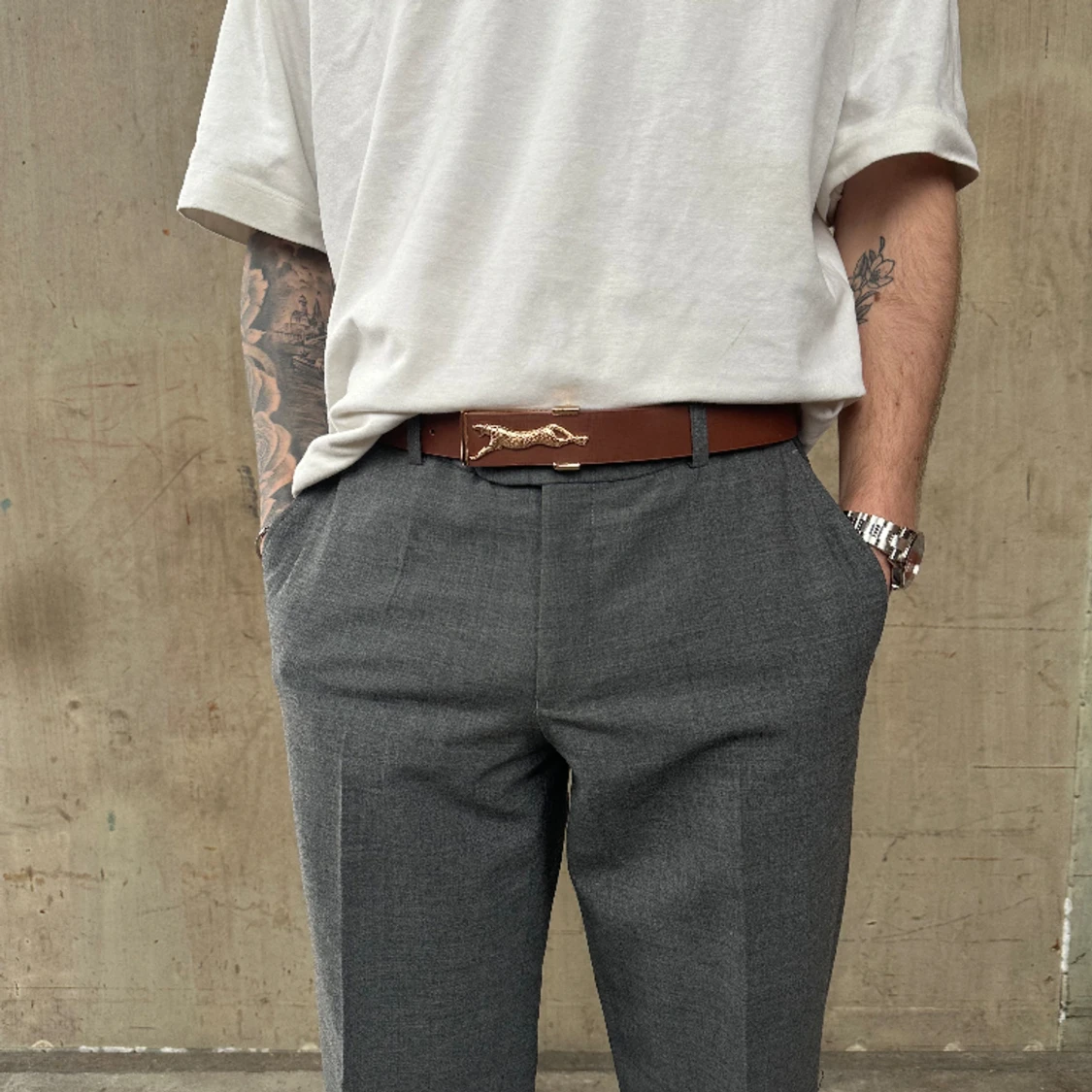 Grå kostymbyxor ”EMIL” 