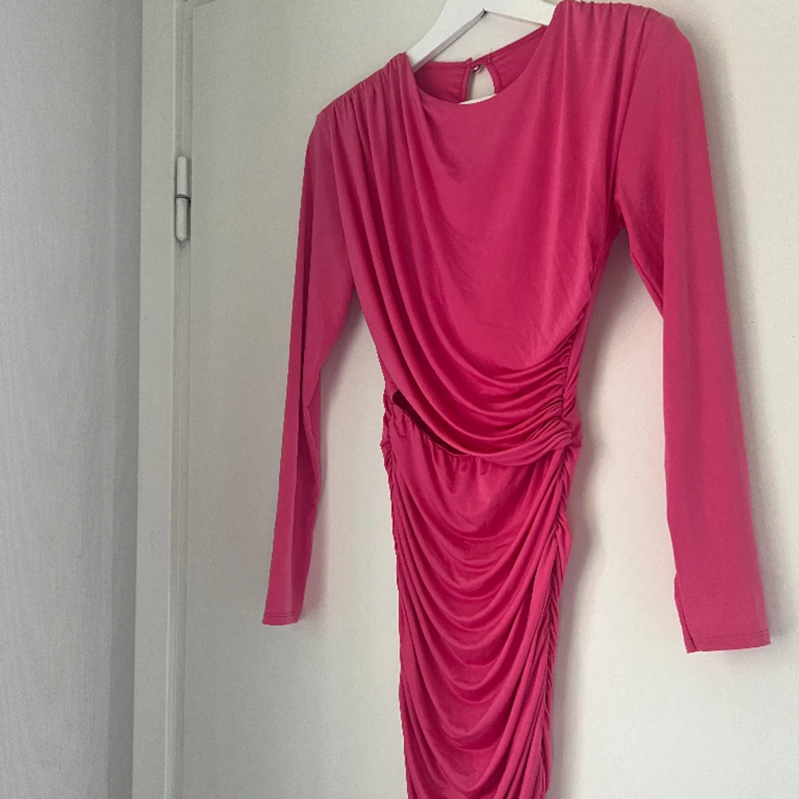 Rosa fest super stretchy klänning  - 91