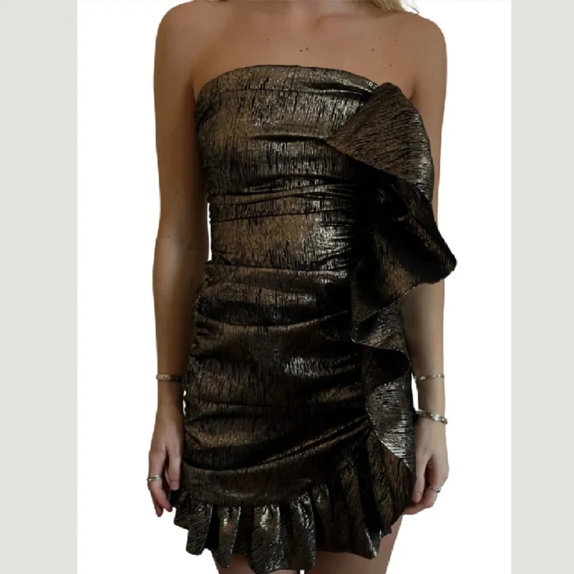 Guldig klänning Zara - 90