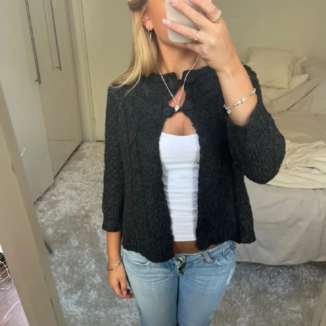 Trekvartsärmad kofta✨✨ - 90