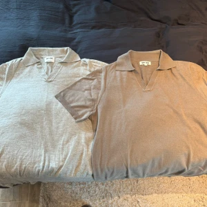 Soft Goat Piké - Säljer två stycken softgoat pikeer i silkesblandning. Båda plaggen är knappt använda.  Storlek M Nypris: 1695kr  Pris: 375kr styck