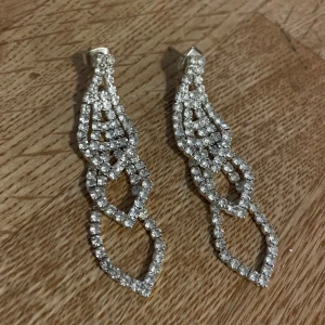 Örhängen - Örhängen köpta på glitter. Endast använda en gång. Har inga defekter. Nypris 129kr.