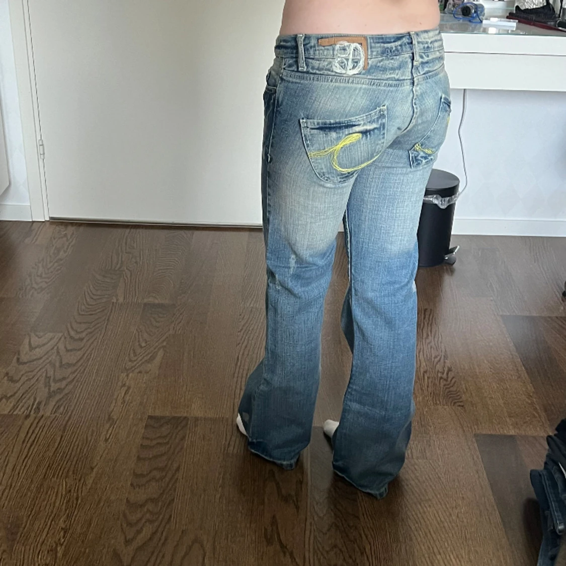 Lågmidjade jeans - 90