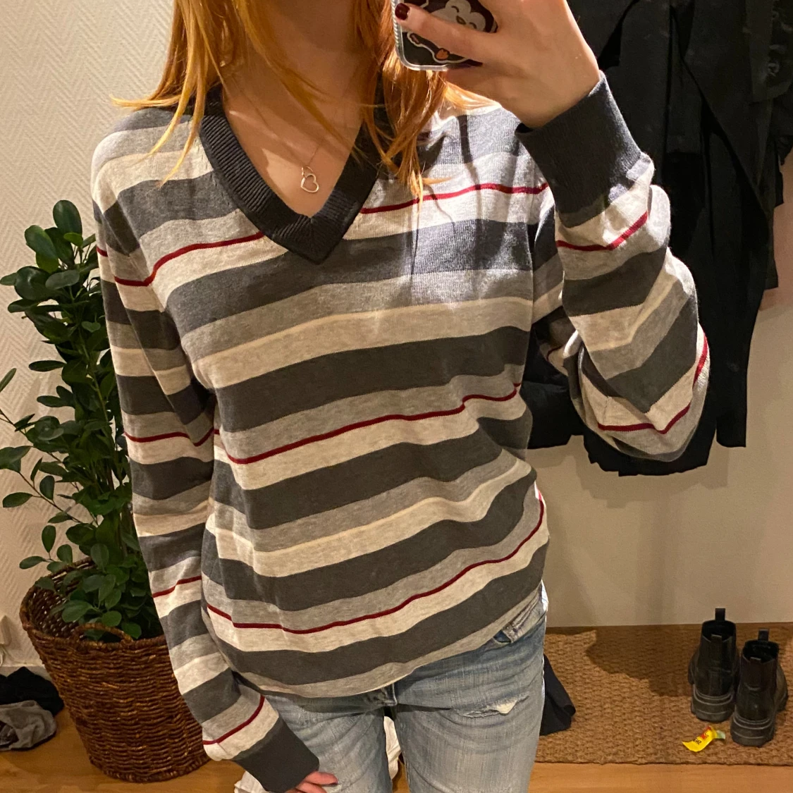 Randig långärmad - 90