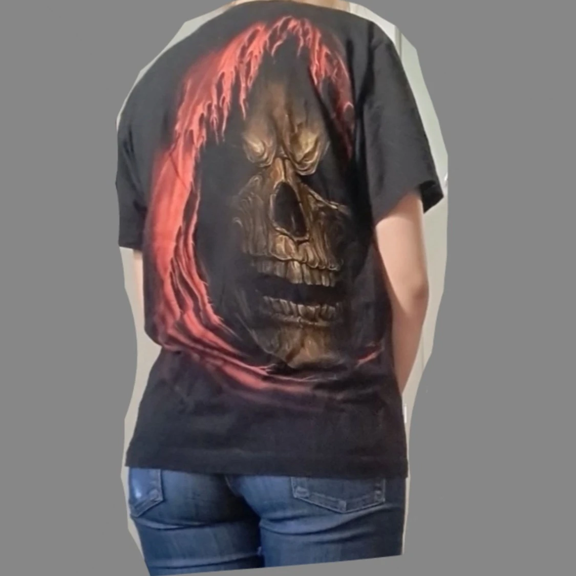 Svart döskalle tröja - 90