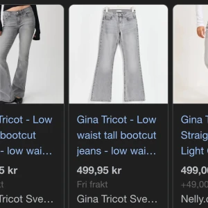 Gina tricot bootcut jeans  - Hej tjejer, säljer dessa jeans från Gina i mycket bra skick utan slitningsskador 😍