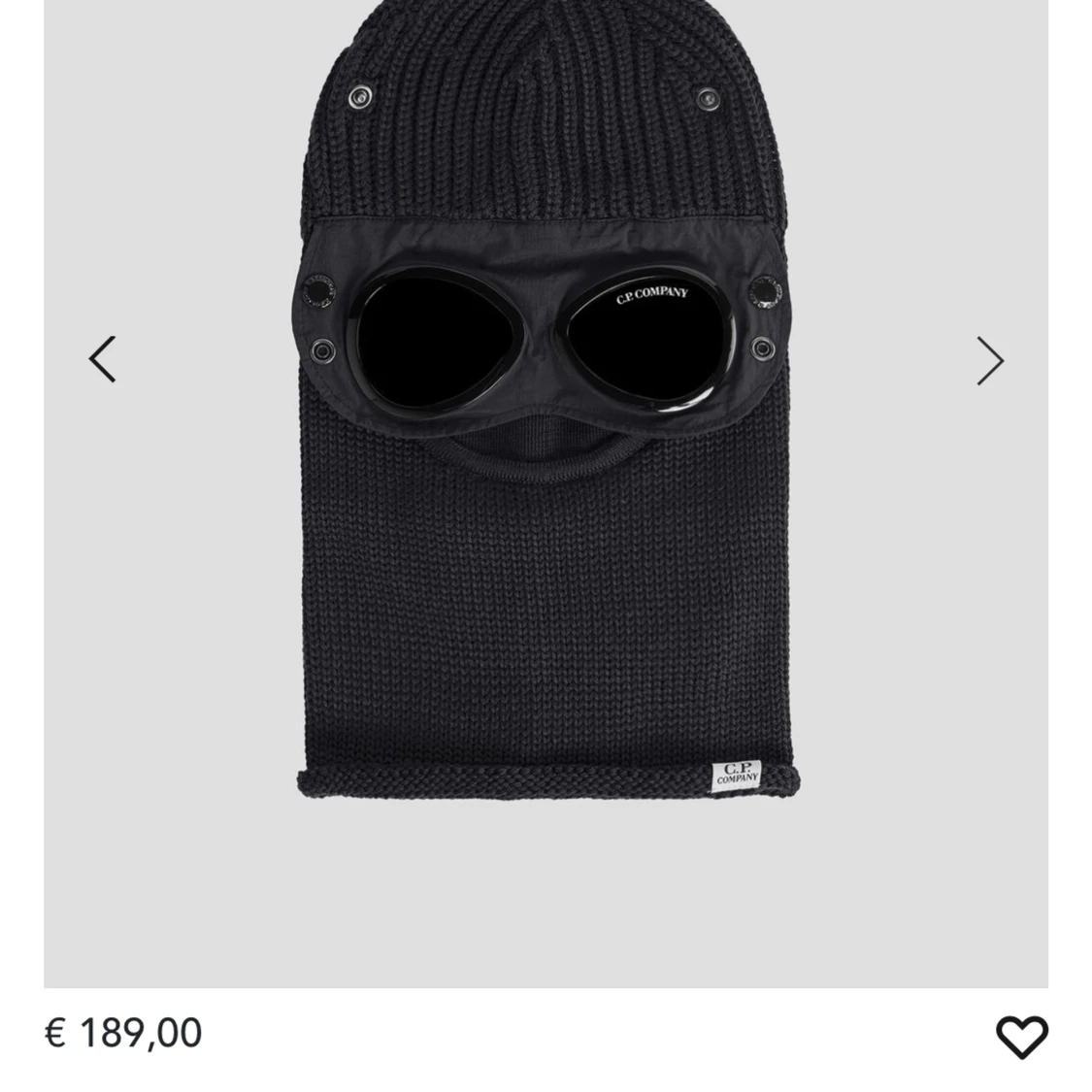 CP Company Extra Fine Merino Wool Balaclava - 91