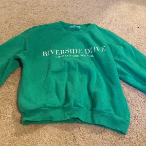 Grön tjocktröja❤️ - En frön tjocktröja från Gina tricot i storlek 158-164💕 Är använd men inga defekter🫶🏻