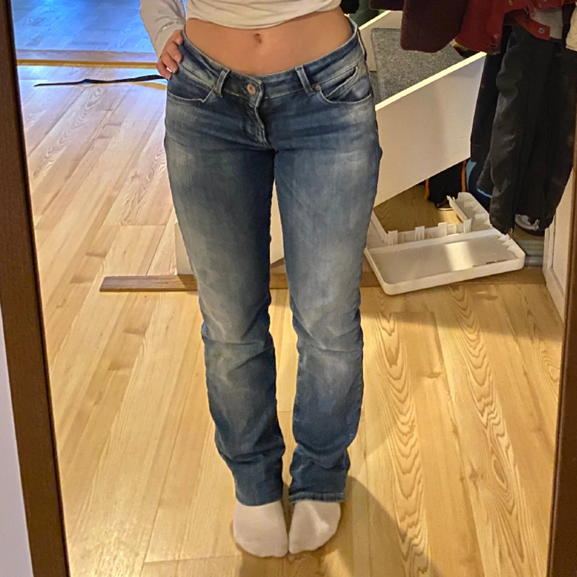 Lågmidjade jeans - 90