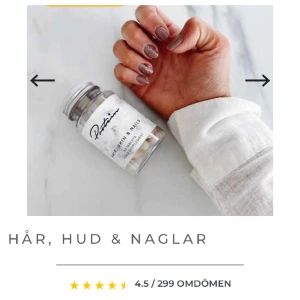 Hår hud & naglar - Tabletter till hår hud och naglar från protein.se. 33 av 60 tabletter kvar.