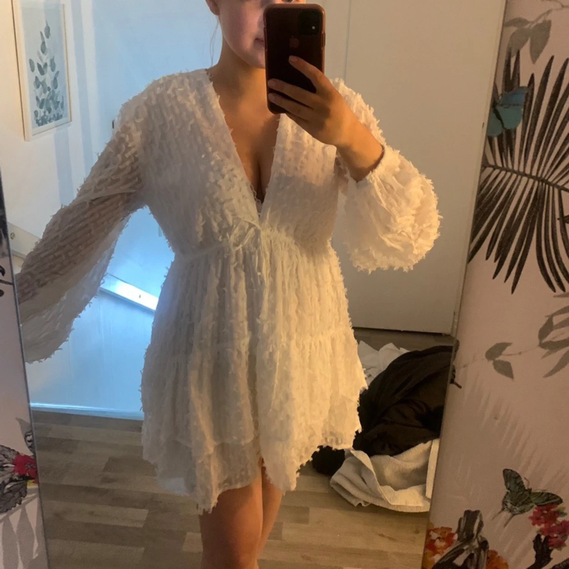 Vit klänning  - 90