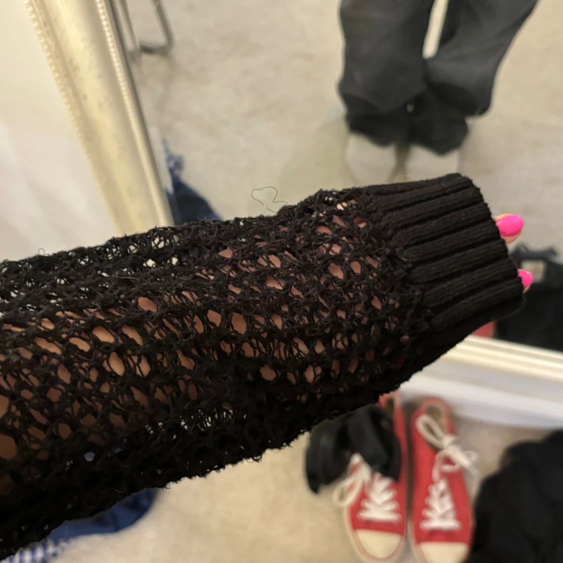 Hålstickad tröja - 90