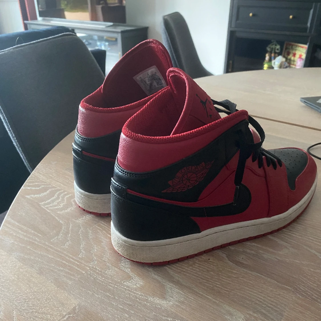 Air jordan 1 röd/svart - 91