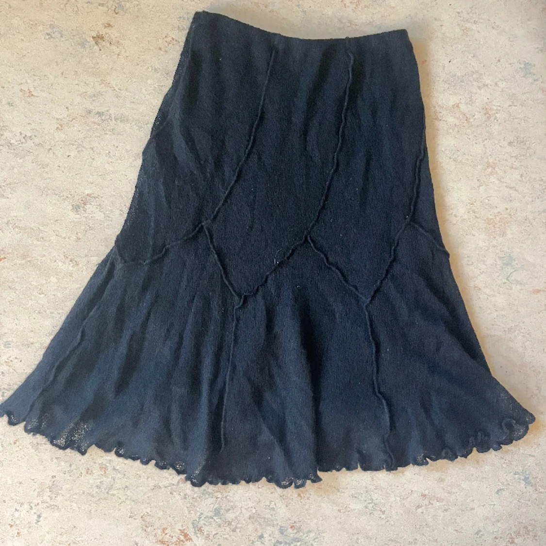 Stickad vintage kjol - 90