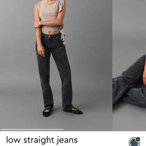 Low waist jeans  - Gråa jeans från Gina Tricot i Low waist Använda ett fåtal gånger