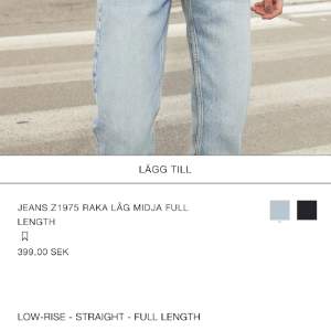 Säljer dessa lågmidjade jeans från zara då det är för små för mig. 