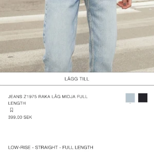 Zara lågmidjade jeans  - Säljer dessa lågmidjade jeans från zara då det är för små för mig. 