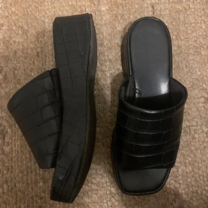 Faux Leather Sandals - Faux Leather Sandals from Monki. In good condition. Size 38.