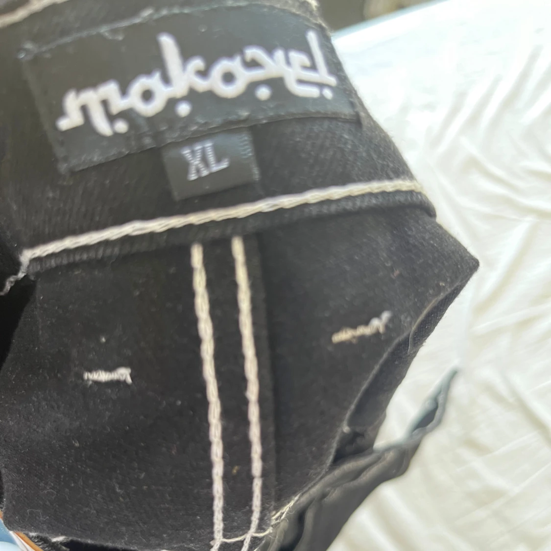 Svarta mokovel jeans - 91