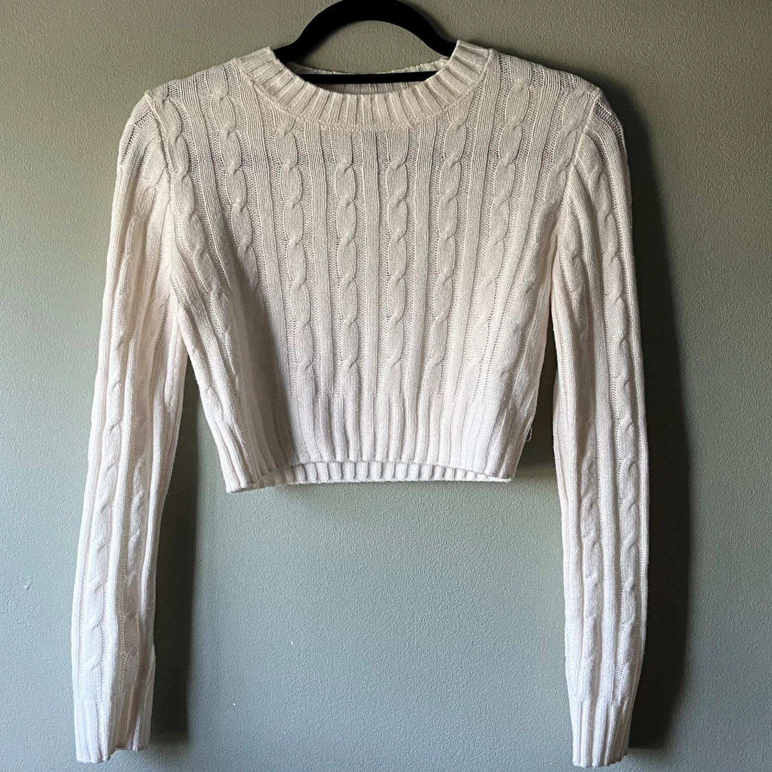 XS Kort stickad tröja