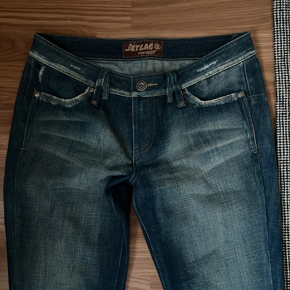 Lågmidjade bootcut jeans - 90