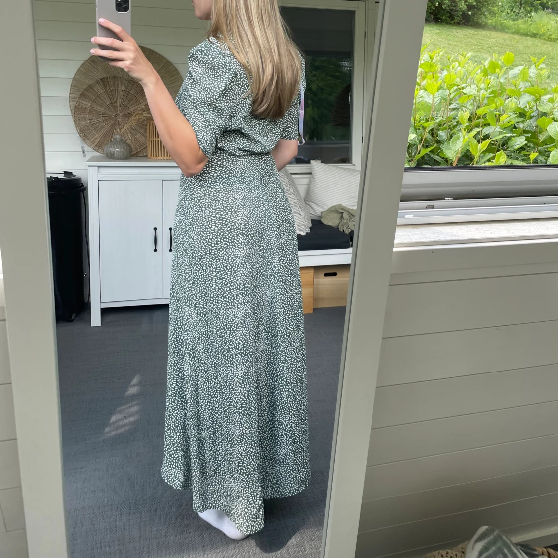 Grön långklänning - 91