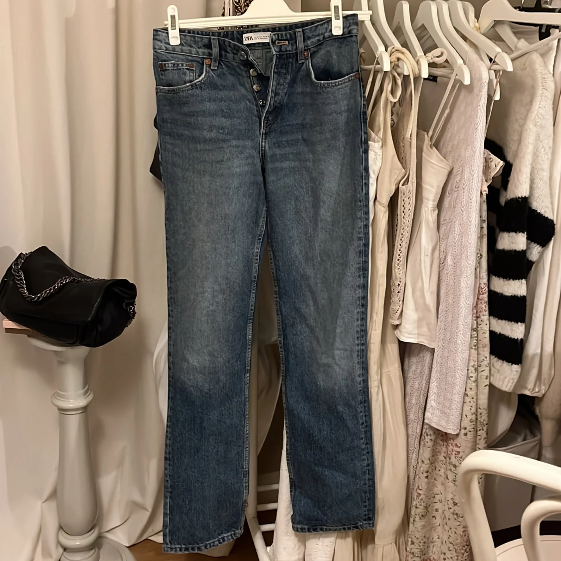 Zara midwaist straight jeans