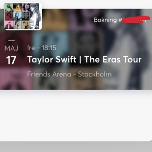 Taylor swift - Säljer en plats till TS på fredag😍