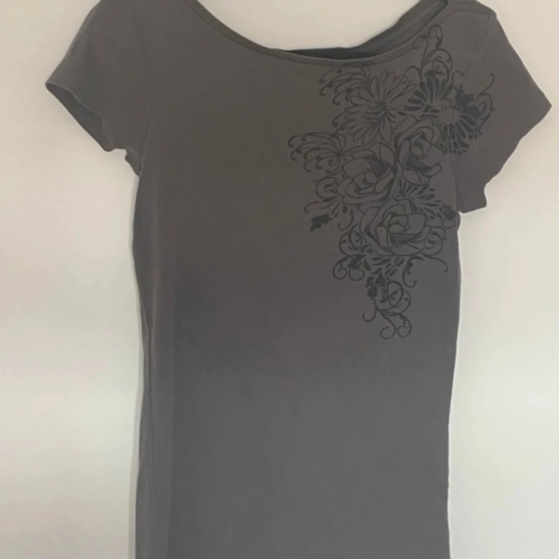 Esprit topp med blomma y2k  - 91