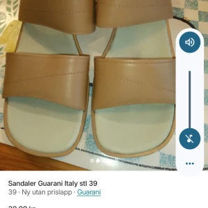Sandaler beige stl 39 - Sandaler beige i stl 39 oanvända . Från Italien 