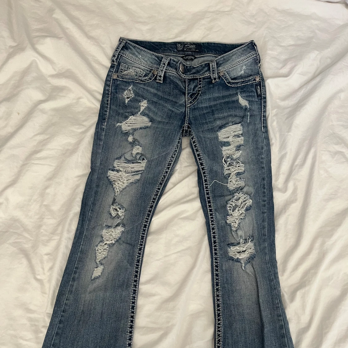 Lågmidjade jeanse  - 90