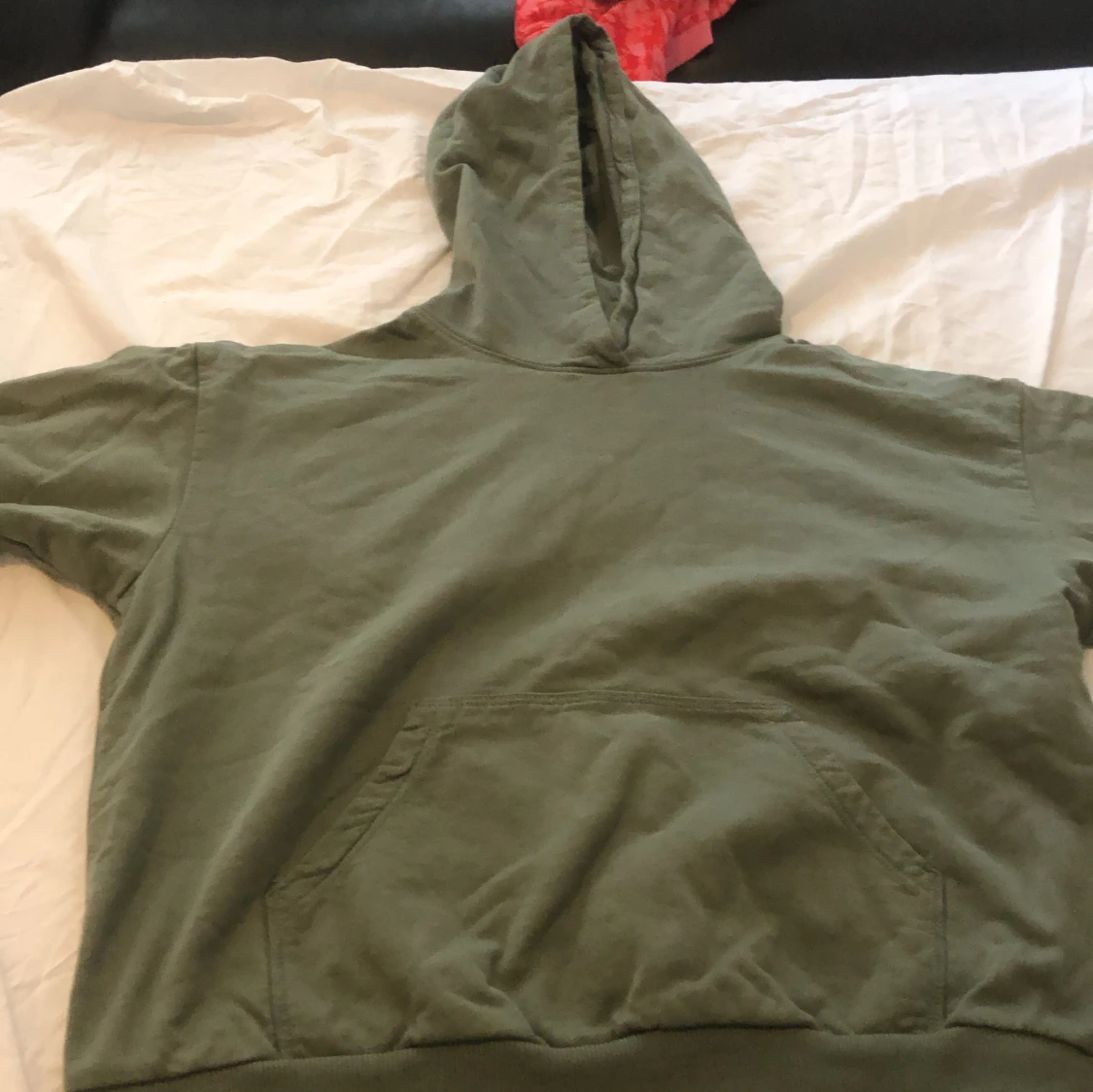 Lindex grön hoodie