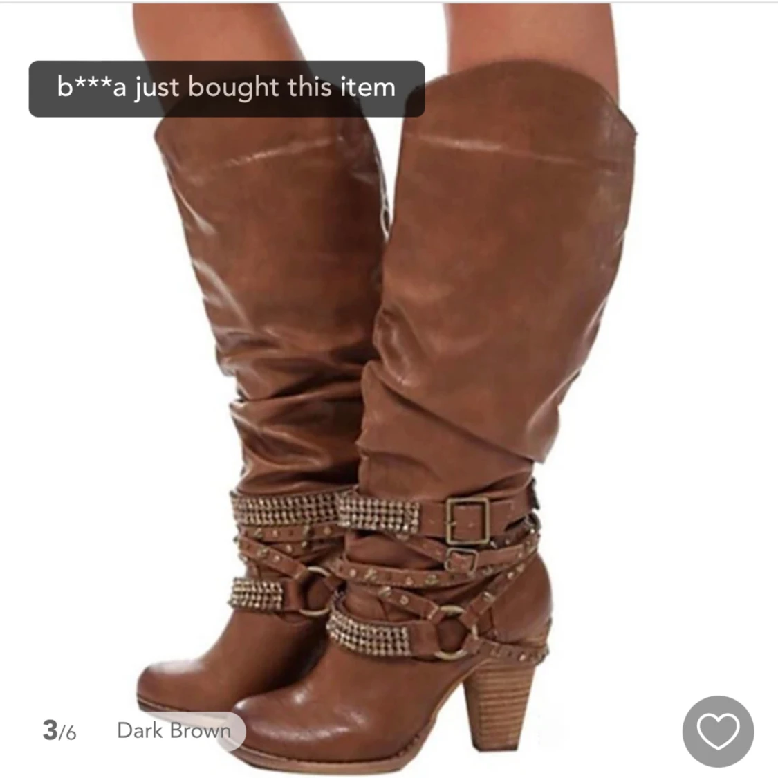 BRUNA BOOTS MED SPÄNNEN - 91