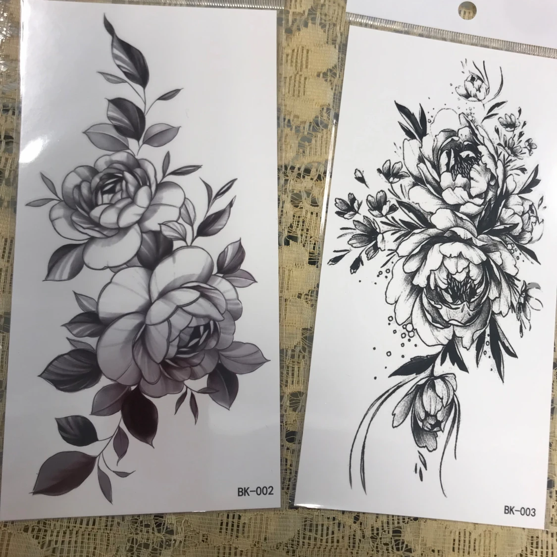 Blommor Tatuering  - 90