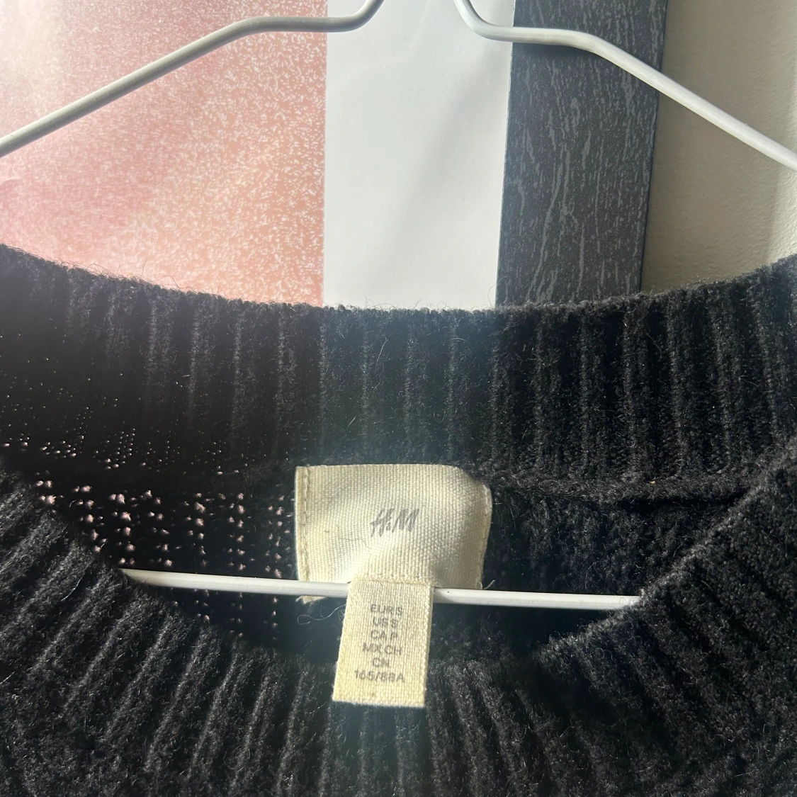 Randig stickad tröja  - 90