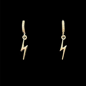 Blixt örhängen  - Ett par örhängen  Nickelsäkra 