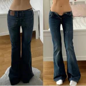 Lowwaist bootcut levis jeans • för små för mig! • modellen på bilden är 171cm & stl s/36/28 för referens🌸 Obs! Lånade bilder från hon jag köpte dem av😊