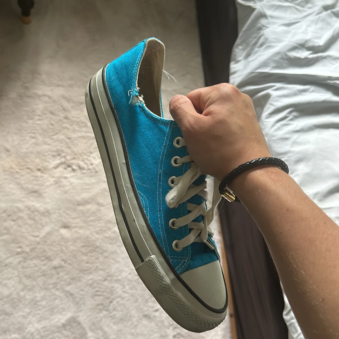 Converse blå