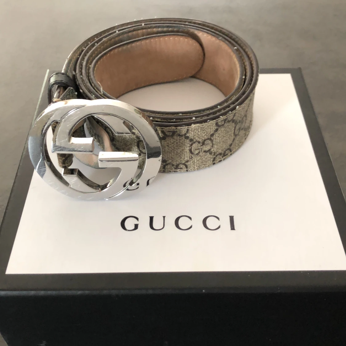 Gucci Supreme bälte - 90