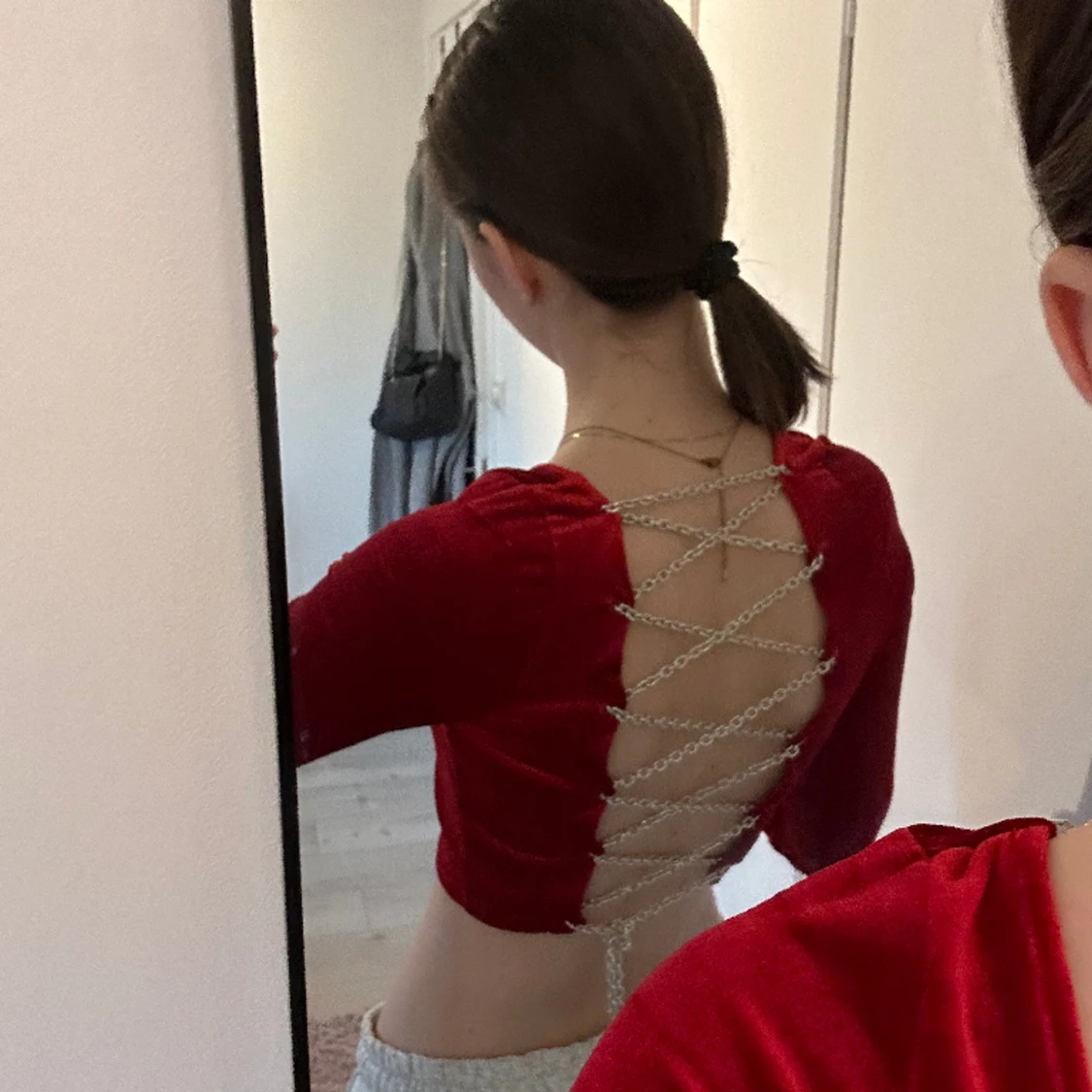 Topp med öppen rygg - 90