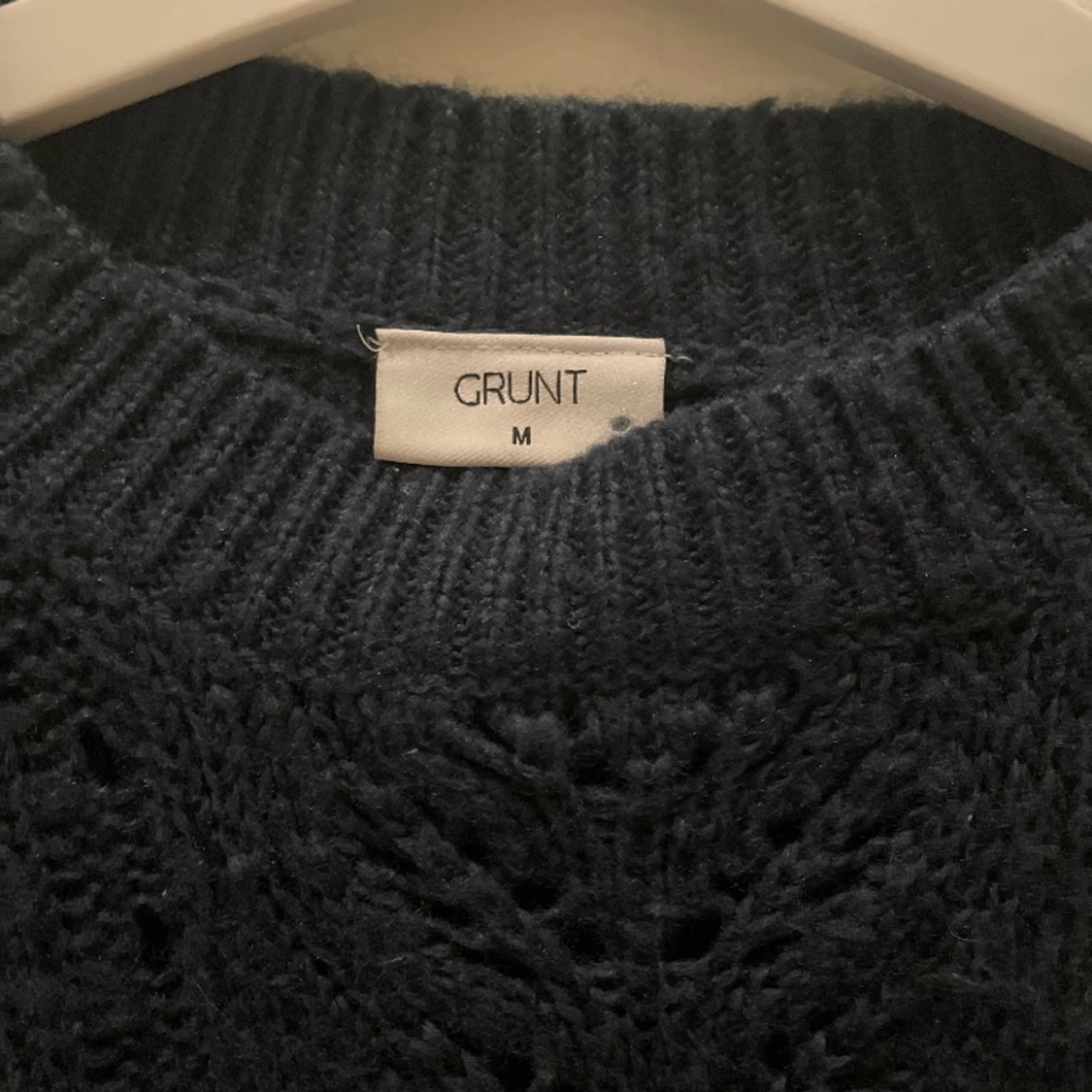 Marin blå stickad tröja💙 - 90