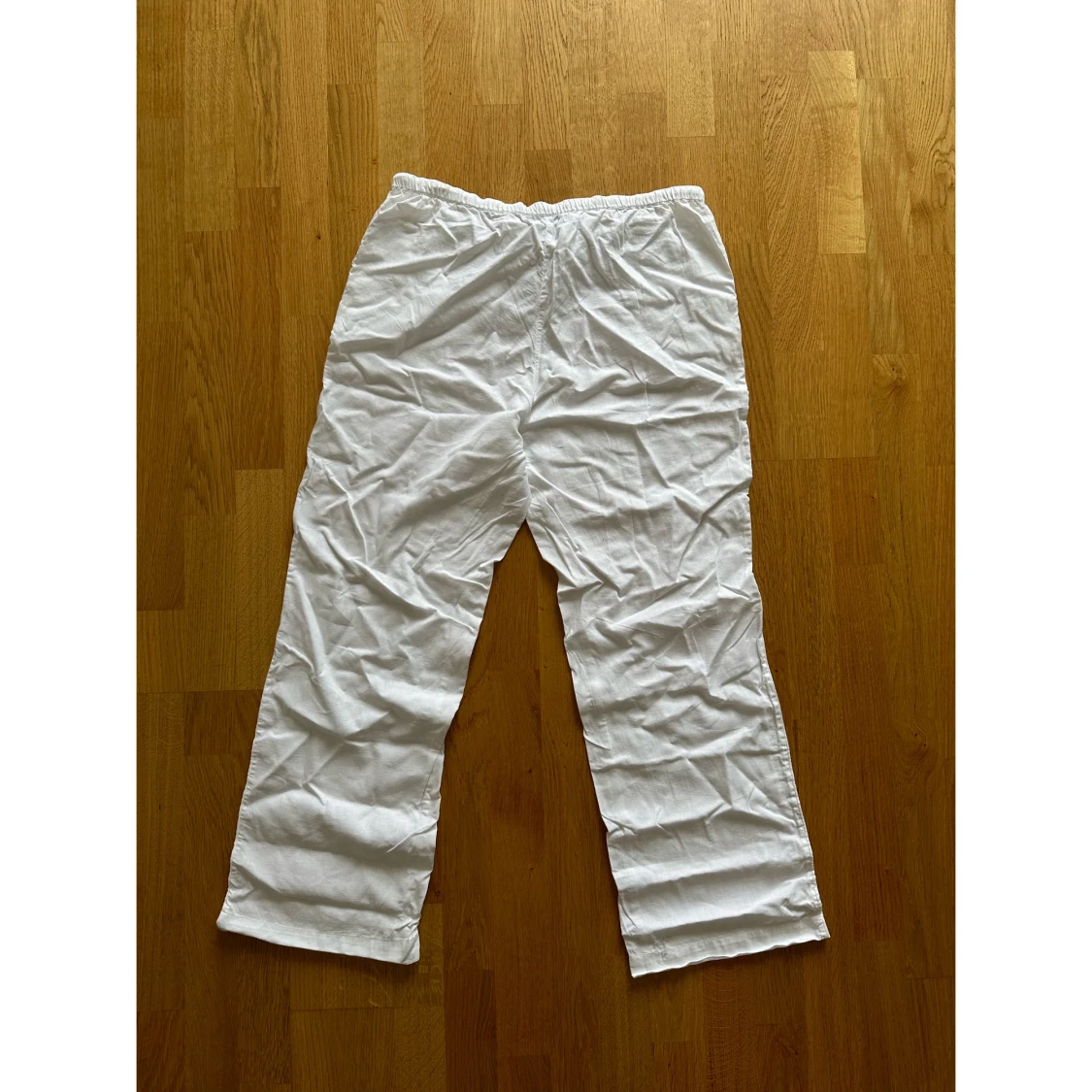 Vita Linnebyxor Bik Bok i storlek L - 2