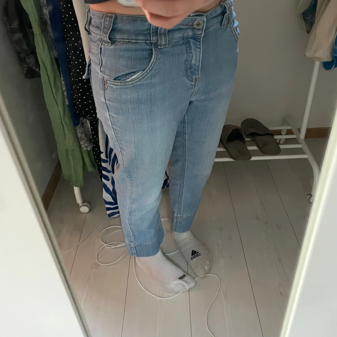 Ljus blåa jeans  - 90