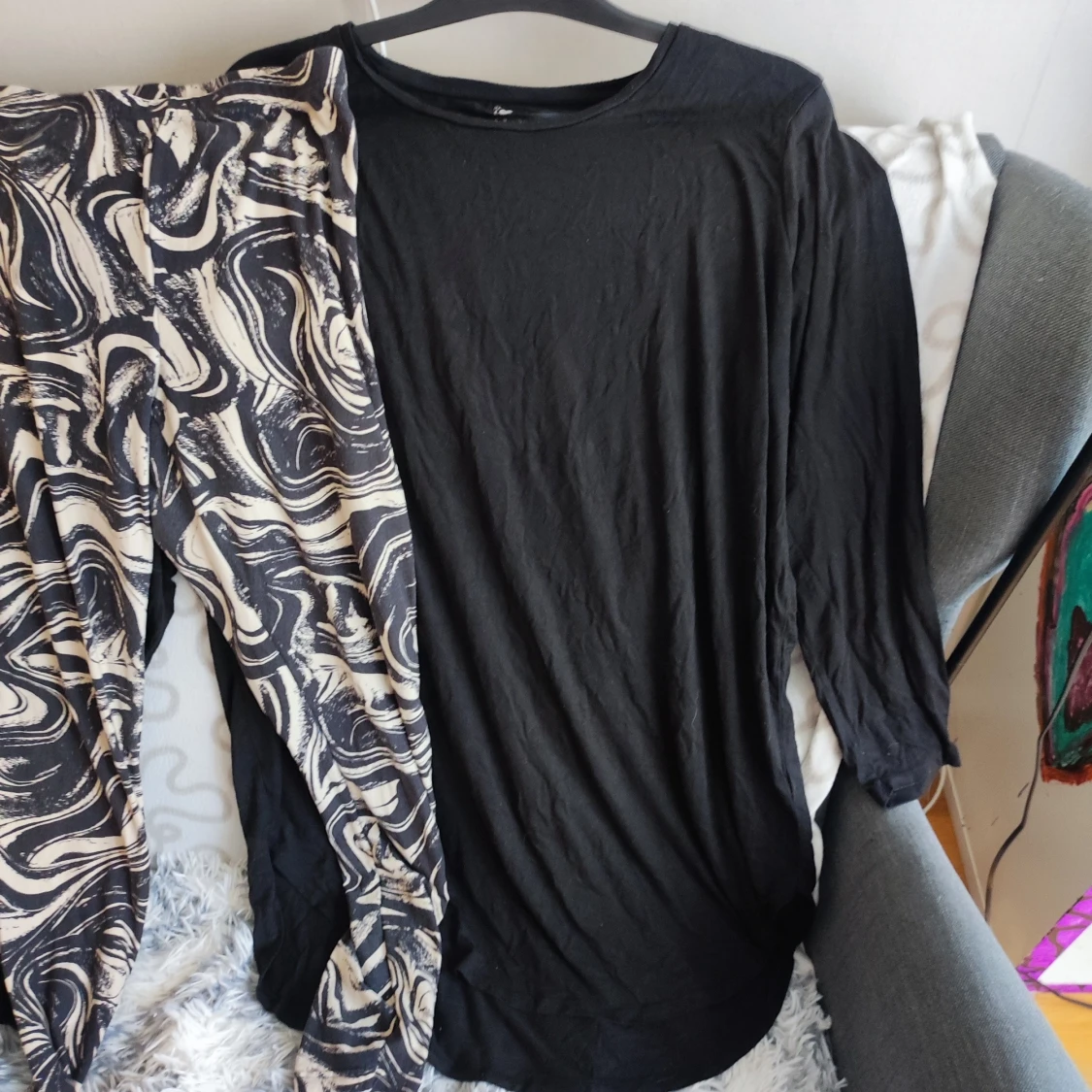 Långärmad lång tröja/ tunika plus leggings  - 90