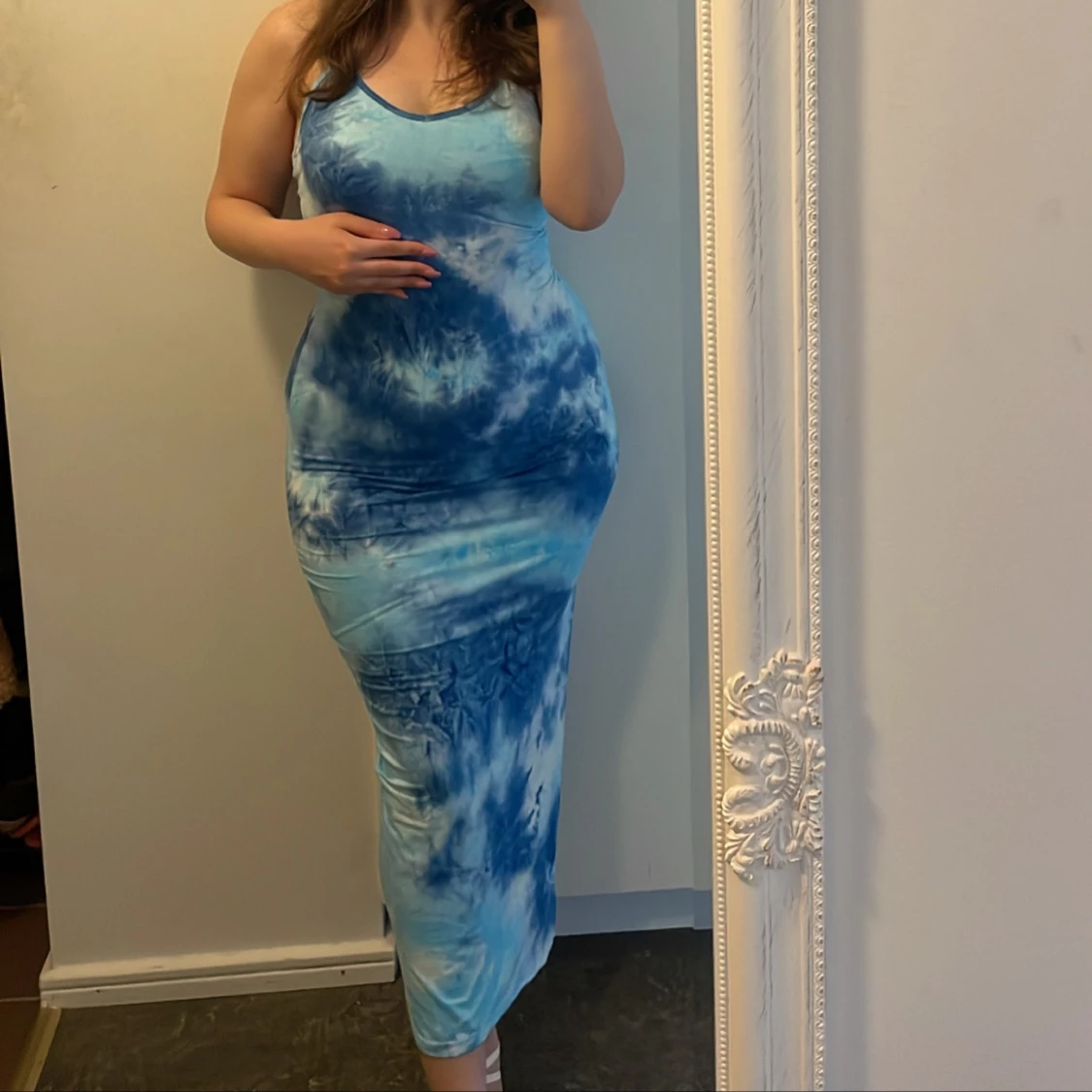 Blå klänning  - 91