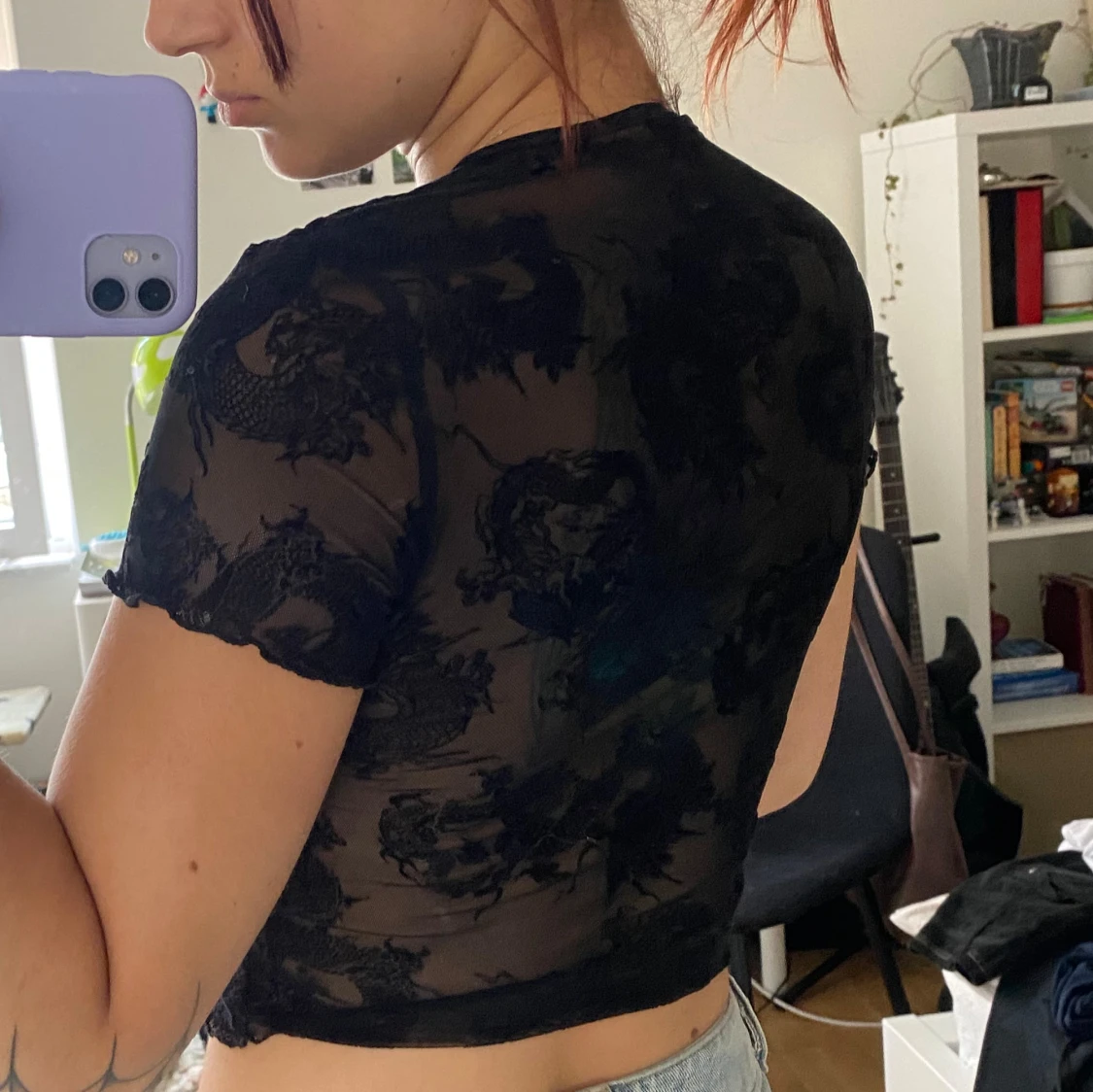 Mesh Dragon Croptop - 90