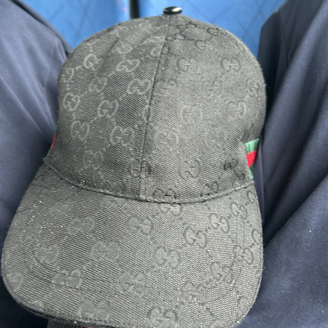 Svart gucci keps äkta oanvänd - 92