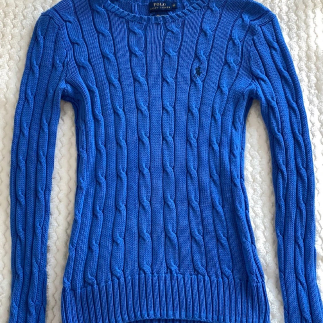 Cable-Knit cotton crewneck jumper  