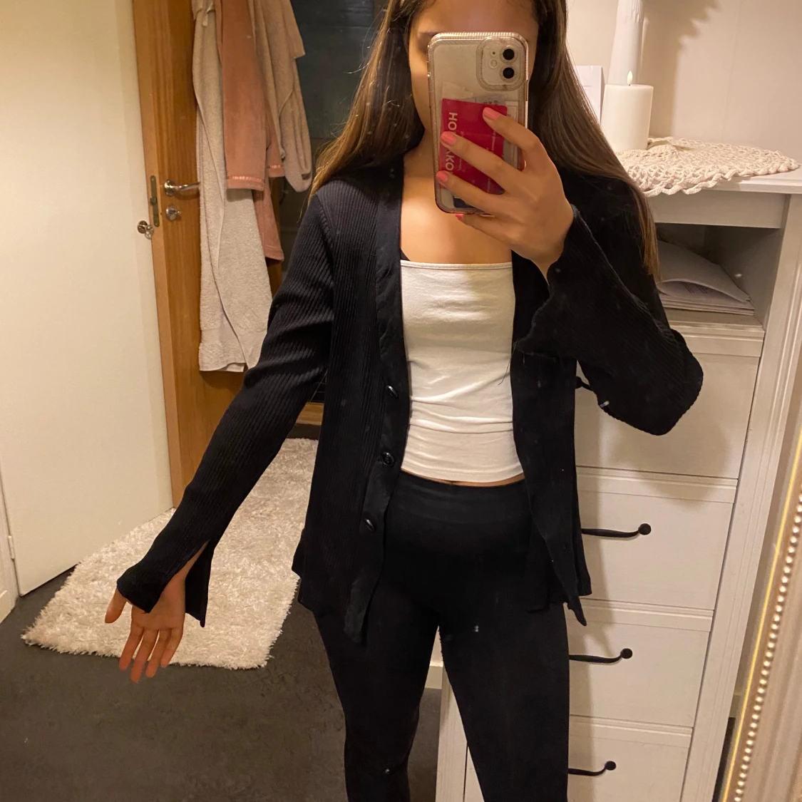 Svart kofta från HM - 91