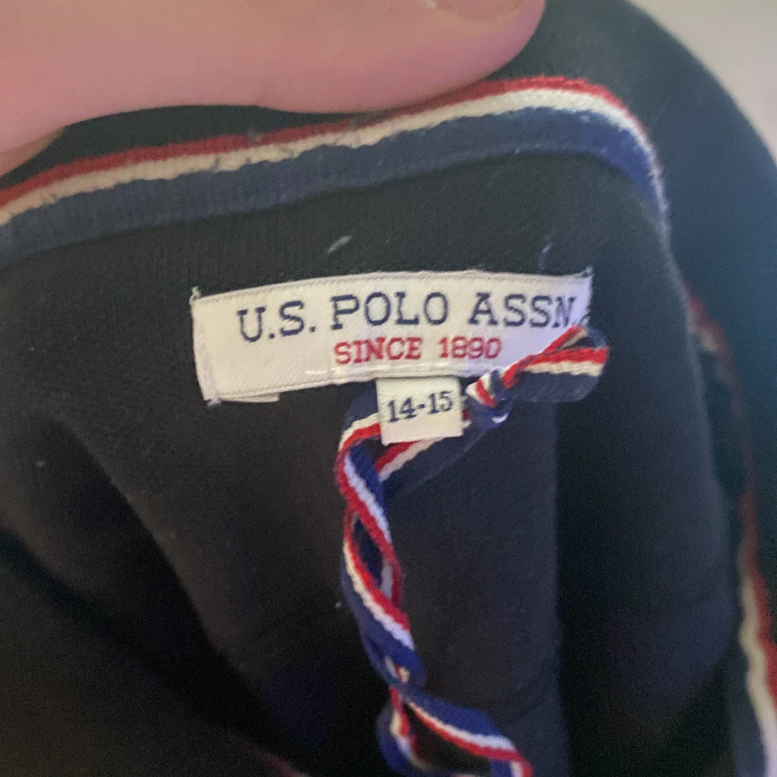 Polo piké svart - 91